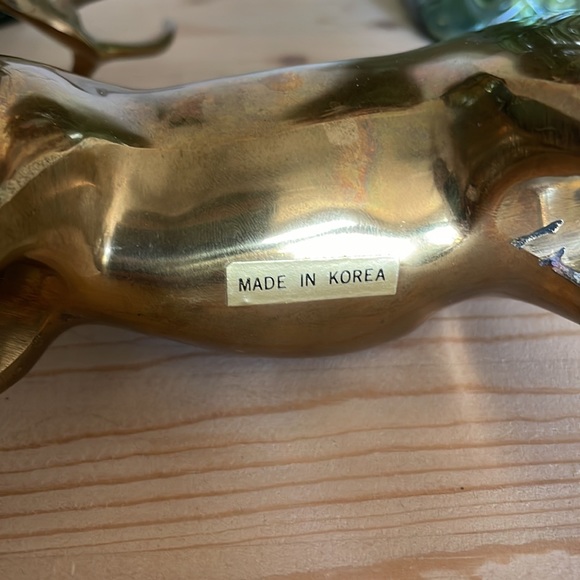 Vintage Brass Stag - Picture 4 of 4